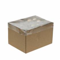 Artikel Vagtelæg som dekoration tomt guld 3cm 50 stk