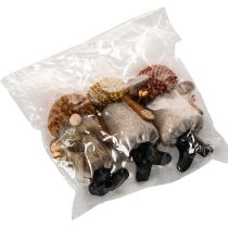 Artikel Gnomefigur med skæg og spids hat, 10 cm, 3 stk.