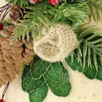 Artikel Vægdekoration juleklokke jute assorteret H20cm 2 stk.