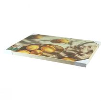 Artikel Citron vægkunst, sommerindretning, middelhavsstil, træramme, 40x60 cm, vægdekoration til stuen