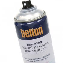 Belton fri vandbaseret lak højglans klar lak spraydåse 400ml