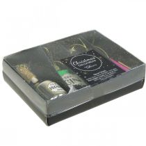 Artikel Julevedhæng flaske Juletræspynt 7cm assorteret 4stk