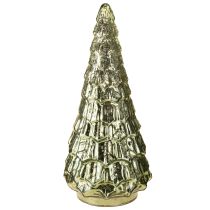 Artikel Juletræ med LED-belysning vintage grøn guld 38cm