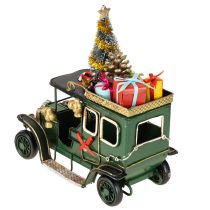 Artikel Juledekoration bil Julebil vintage grøn 15×7×16 cm
