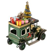 Artikel Juledekoration bil Julebil vintage grøn 15×7×16 cm