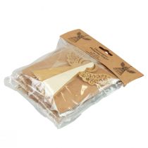 Artikel Papir engel juleengle dekoration papir creme H12cm 4 stk
