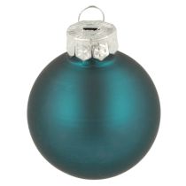 Artikel Julekugler, matte og blanke, små julepynter, 4 cm, 24 stk.