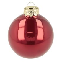 Artikel Julekuglesæt, skinnende festlig dekoration, 6 cm, 24 dele