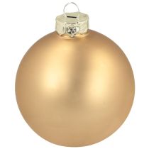 Artikel Glasjulekugler – matte og skinnende i guld, pink 7,5 cm 12 stk.