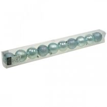 Artikel Julekugler plast lyseblå mix Ø6cm 10 stk