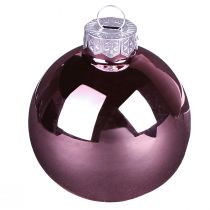 Artikel Julekugler abrikosmix trækugler glas Ø4cm 24 stk