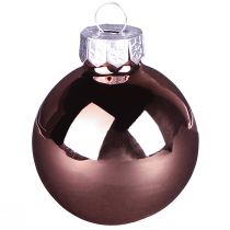 Artikel Julekugler glas pink abrikos mix mini Ø3cm 22 stk