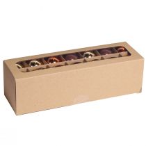 Artikel Julekugler guldbrune mix glaskugler Ø4cm 24 stk