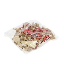 Artikel Julemanden figur sidder 6,5 cm rød 12stk