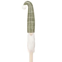 Artikel Julemanden på pind julenisse grøn 57 cm 4 stk.