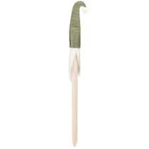 Artikel Julemanden på pind julenisse grøn 57 cm 4 stk.