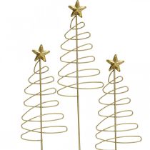 Artikel Julestik gran blomsterstik metal 30cm 6 stk