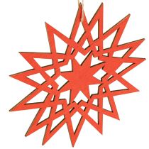 Artikel Julestjerne trædekoration til ophæng Ø12/15cm 8 stk.