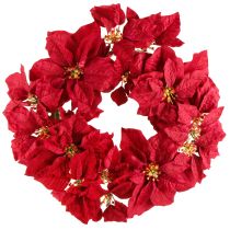 Artikel Julestjernekrans kunstige blomster jul Ø40cm