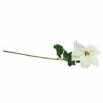 Artikel Poinsettia kunstig blomst hvid 67cm