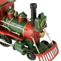 Artikel Juletog med granlokomotiv julegrøn 20 cm