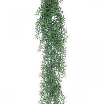 Artikel Grøn plantehængende kunstig hængeplante med knopper grøn, hvid 100cm
