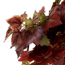 Vine blade bøjle grøn, mørk rød 100cm