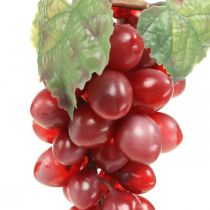 Artikel Deco Grape Røde Kunstige Druer Deco Frugter 15cm