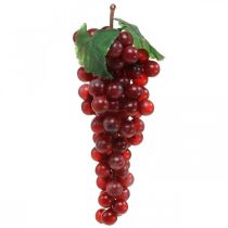 Dekorativ drue rød Kunstige druer dekorativ frugt 22cm