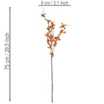 Artikel Kunstig hagtorngren, efterårsdekoration, 75 cm