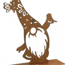 Patina dekorativ nisse metal dekorativ stand H39cm