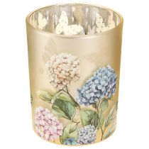 Artikel Elegant lysestage med blomstermotiver til hyggelig rumdekoration, 12,5 cm, 2 stk.