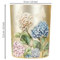 Artikel Elegant lysestage med blomstermotiver til hyggelig rumdekoration, 12,5 cm, 2 stk.