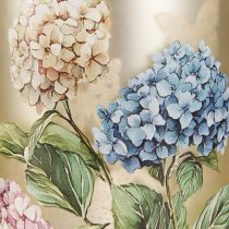 Artikel Glasfyrfadsstage med blomstermotiv til harmoniske øjeblikke, 18 cm