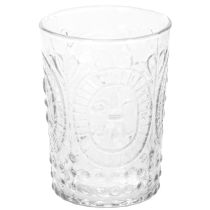 Artikel Glasorkanlanterne, lysestage, fyrfadsstage, glas Ø7,5 cm H10 cm