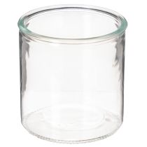 Artikel Glascylindervase, transparent, alsidig, 10 cm, 3 stk.