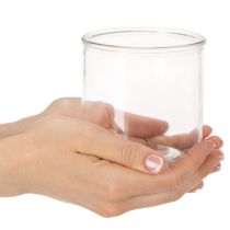 Artikel Glascylindervase, transparent, alsidig, 10 cm, 3 stk.