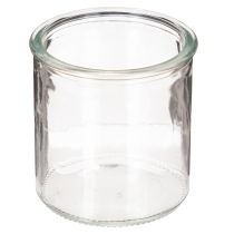 Artikel Rund glasvotivlysholder, klart glas, 8 cm, 3 stk.