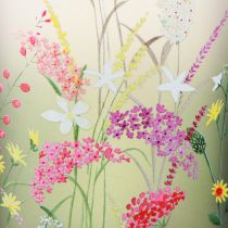 Artikel Lanterneglas med farverige blomster sommer H12,5cm 3 stk