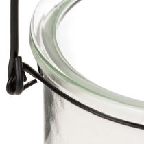 Artikel Glashængende lanterne Ø12cm H12,5cm 2 stk.