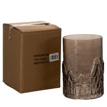 Artikel Glas fyrfadsstagehuse til borddekoration 23 cm