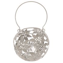 Artikel Metal Windlight Hængende Dekoration Lanterne Grå Ø14cm H13cm