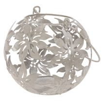 Artikel Metal Windlight Hængende Dekoration Lanterne Grå Ø14cm H13cm