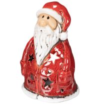 Artikel Julemandens dekorative figur som fyrfadsstage med stjerner, borddekoration, 15 cm