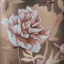 Artikel Glaslanterne brune sølvrosa pæoner H18cm