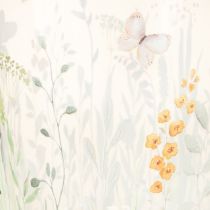 Artikel Dekorativ glaslanterne med sommerfuglemotiv til stilfulde boligtilbehør, 18 cm, 2 stk.