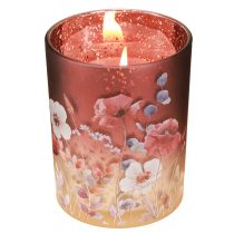 Artikel Dekorativ glaslanterne med blomsterdesign til elegante boligtilbehør, 12,5 cm, 2 stk.