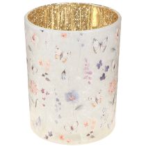 Artikel Glasfyrfadsstage med sommerfuglemotiv til hyggelige stunder, 12,5 cm, 2 stk.