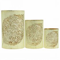 Artikel Efterårslanterne metal dekoration H20,5/15,5/10,5 cm sæt med 3