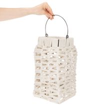 Artikel Hængende lanterne, sommerdekoration, makrame H35,5 cm B19 cm